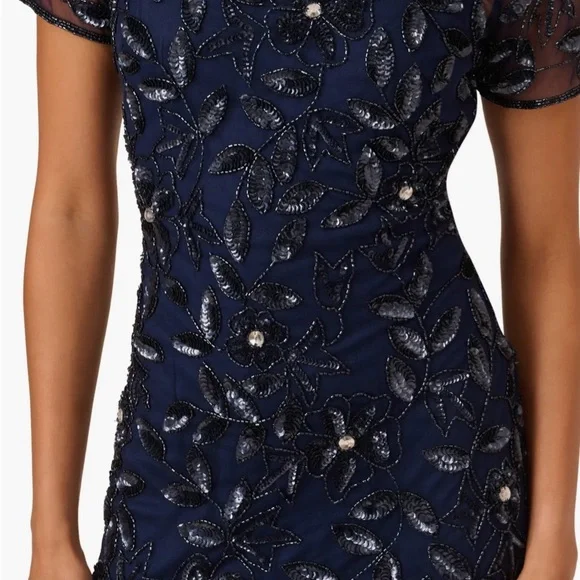 Adrianna Papell Brown Evening Gown - Picture 4 of 17